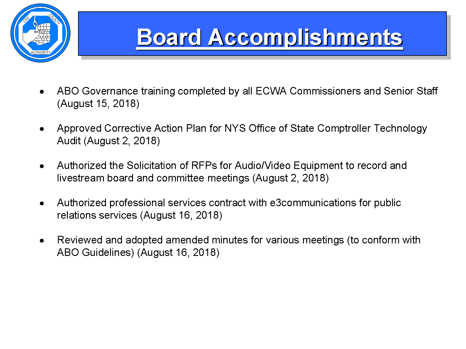 erie county water authority